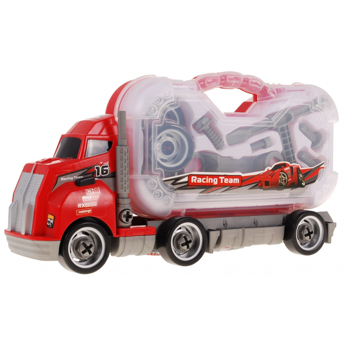 Ramiz: Szerszámkészlet autó formájú bőrőndben (ZWA.661-71)