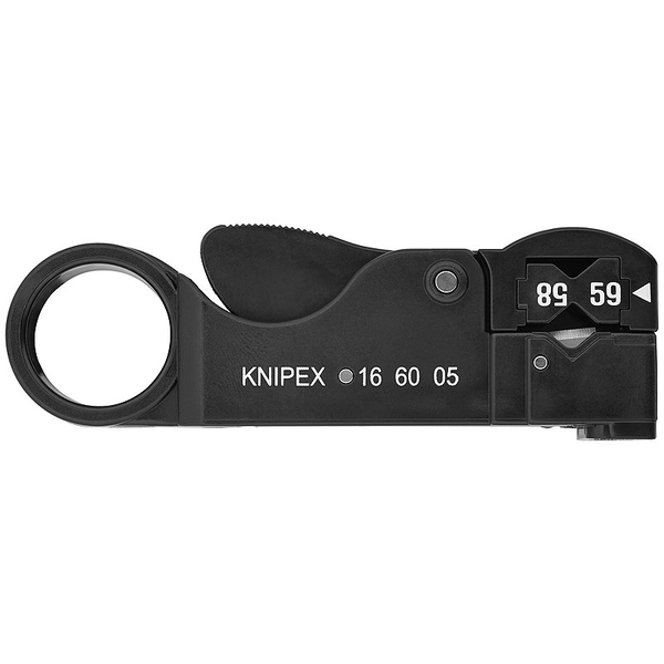 Koax-Abisolierwerkzeug 16 60 05 SB, Abisolier-/ Abmantelungswerkzeug (drei eingebaute Messer)
