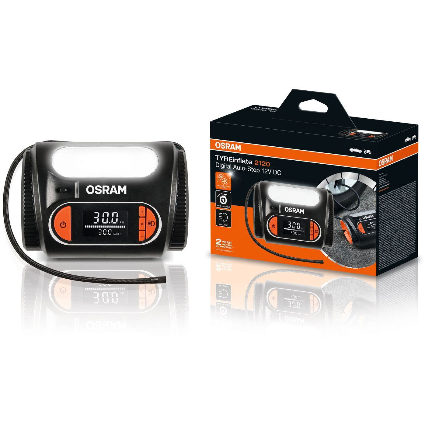 OSRAM TYREinflate 2120 - digitális (OTI2120)