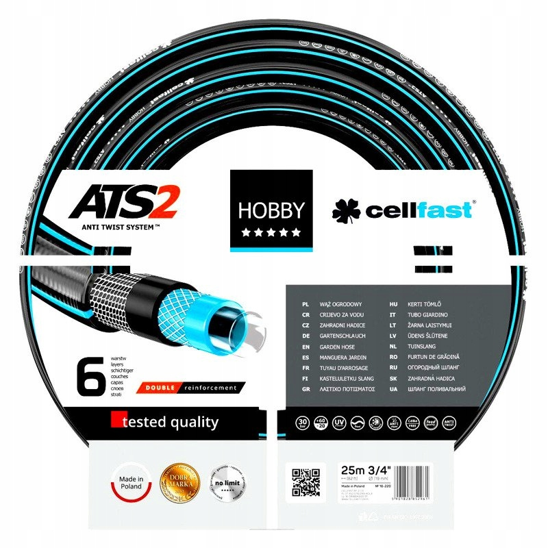 Cellfast Hobby Tömlő - 1/2