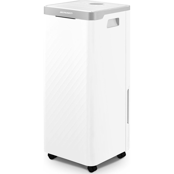 Páramentesítő, Berdsen BD-522, fehér, 3500 ml tartály, 20 l/24 h, kompresszoros, LCD kijelző, higrosztátos, éjszakai mód, folyamatos vízelvezetés, 48 dB, 320 W