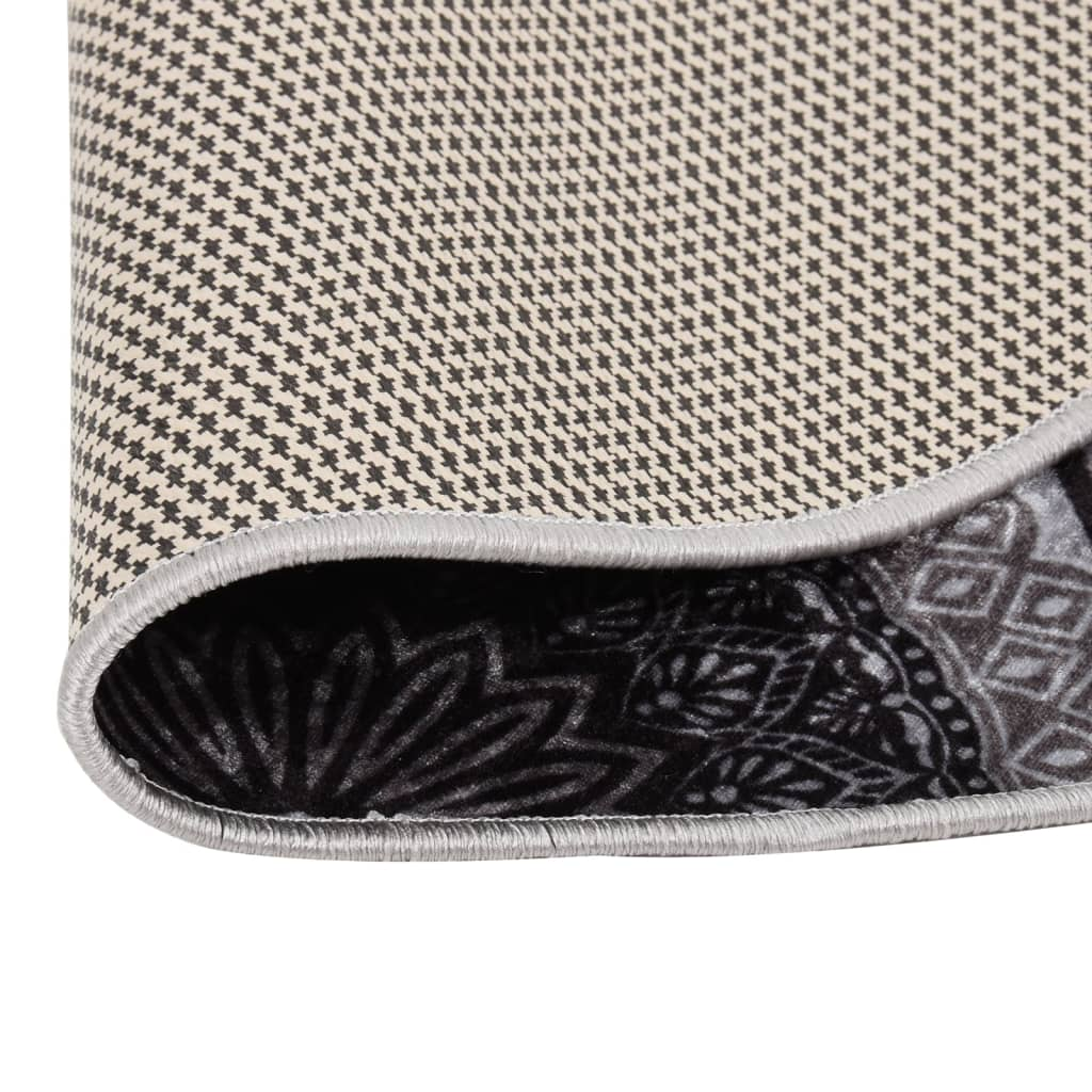 többszínű csúszásmentes mosható szőnyeg φ120 cm (337987)