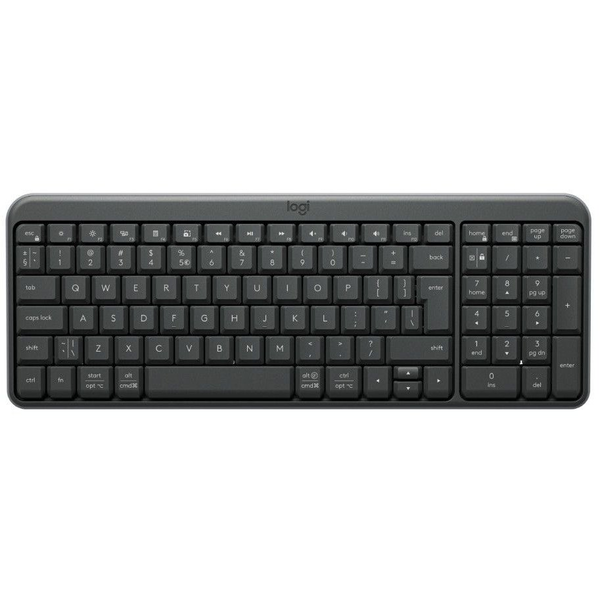 Безжична клавиатура Logitech K250, Черен, Bluetooth
