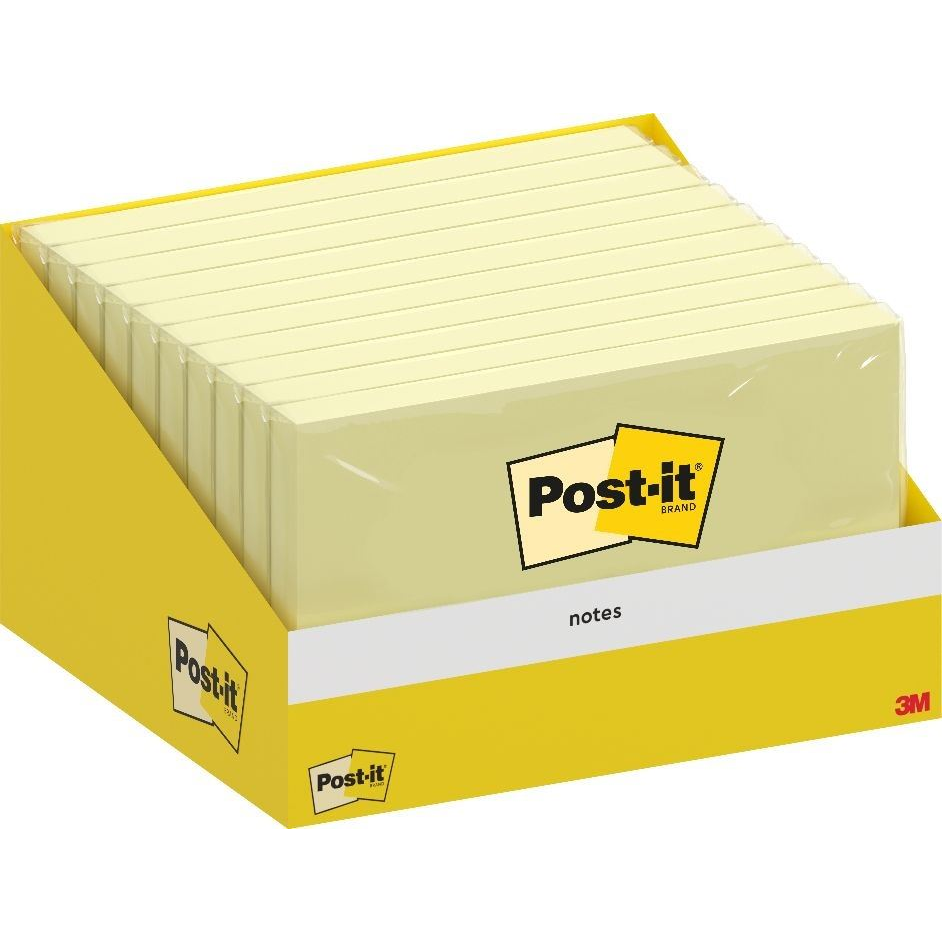3M Post-it 6830-CY öntapadós jegyzettömb 76x127mm kanárisárga 100lap (7100317839) (3M7100317839)