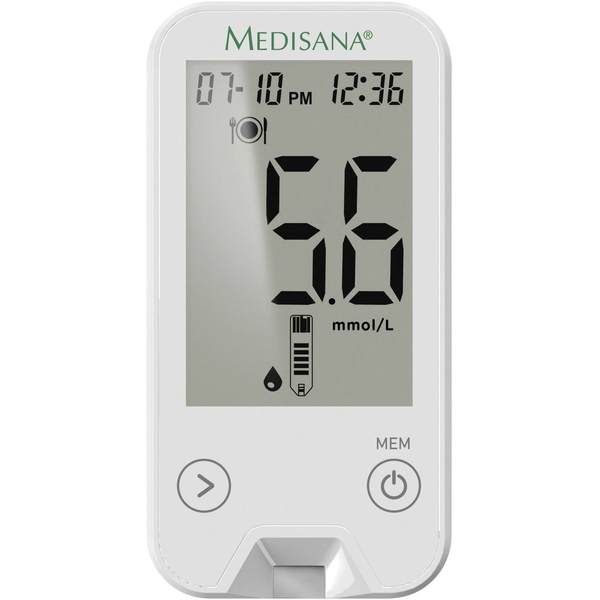 Medidor De Glucosa En Sangre Meditouch 2 Blanco Mmol/l Medisana