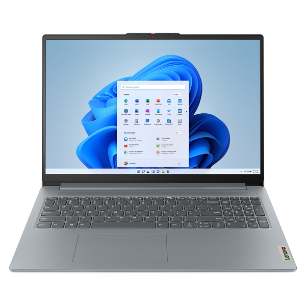 Lenovo IdeaPad Slim 3 16ABR8 AMD Ryzen™ 7 7730U Ноутбук 40,6 см (16") WUXGA 16 GB DDR4-SDRAM 1 TB SSD Wi-Fi 6 (802.11ax) Немски Сив