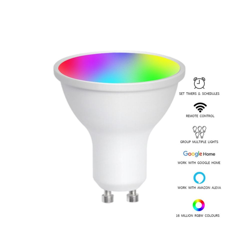 SmartWise Wi-Fi + eWeLink-Remote okosizzó 5W GU10 (RGBW-GU10) (RGBW-GU10)