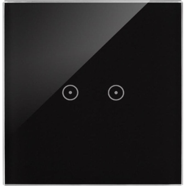 Kontakt-Simon Simon Touch ramki Panel dotykowy S54 Touch, 1 moduł, 2 pola dotykowe poziome zastygła lawa DSTR12/73