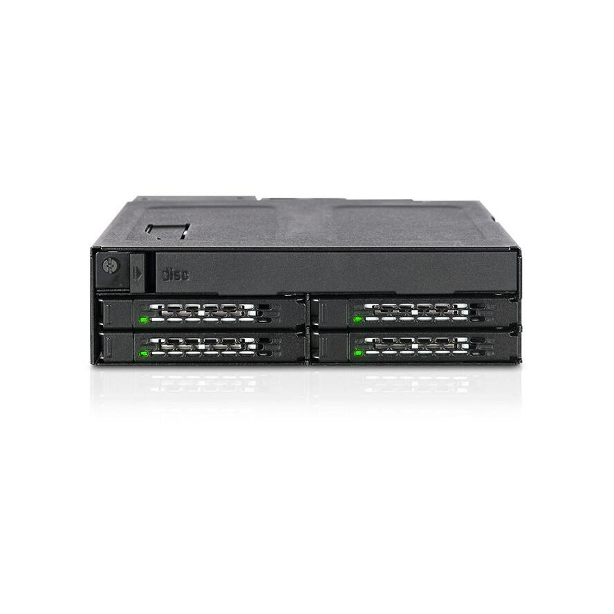 Icy Dock ToughArmor MB604SPO-B 4x2.5" - 5.25" HDD beépítő keret (MB604SPO-B)