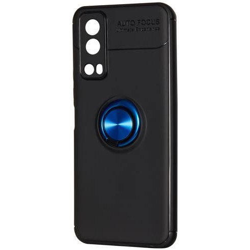 Epico Ring Case Vivo Y52 5G/ Y72 5G fekete / kék ring tok (61110101300002)
