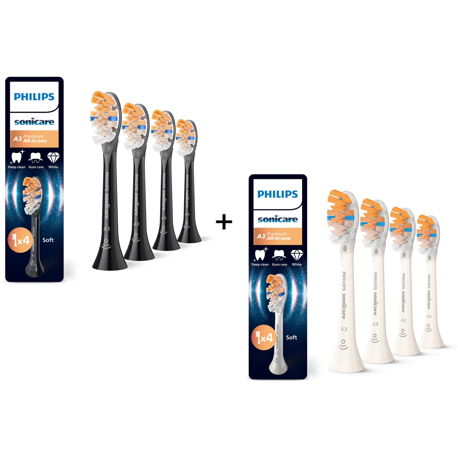 Philips Sonicare Premium All-in-One HX9094/88 4 darab + HX9094/87 4 darab (PHINHBUN2)