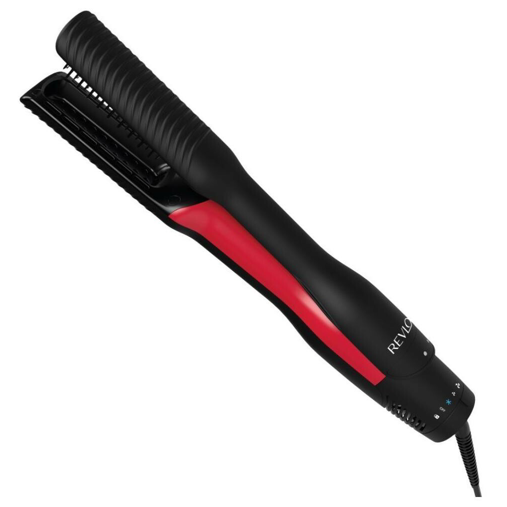 Revlon RVDR5330E One-Step Air Ionizáló Hajvasaló Kerámia bevonattal 200°C - Fekete / Piros (RVDR5330E)