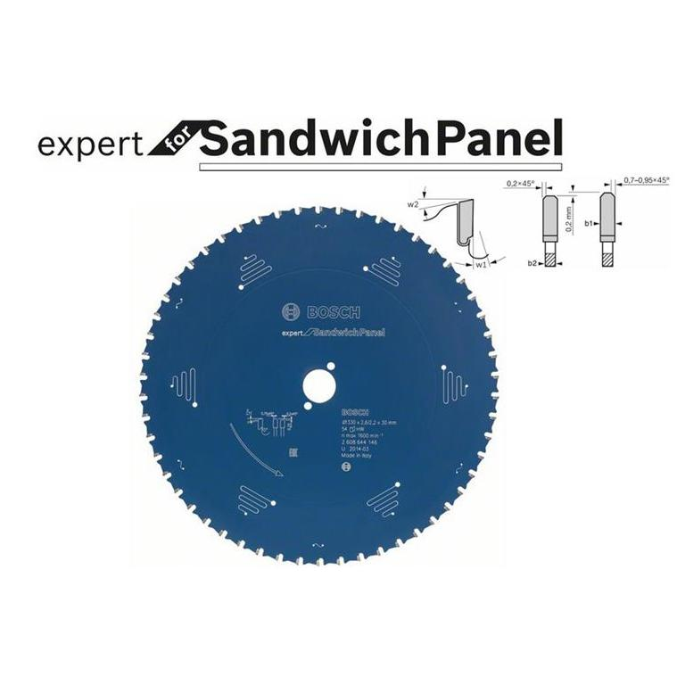 Bosch fűrészlap Expert for Sandwich Panel 210 x 30 x 2,4 mm, 36 2.608.644.142 (2608644142)