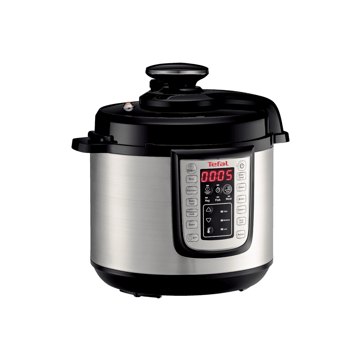 Tefal CY505EE0 Multifunkciós Elektromos főzőedény 1200 Watt - Ezüst/Fekete (CY505EE0)