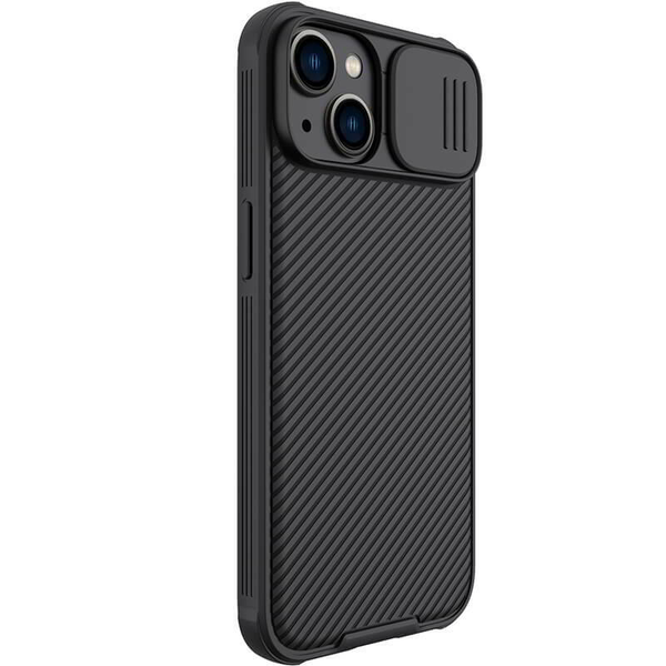 Nillkin CamShield Pro Apple iPhone 14 Plus Szilikon Tok - Fekete