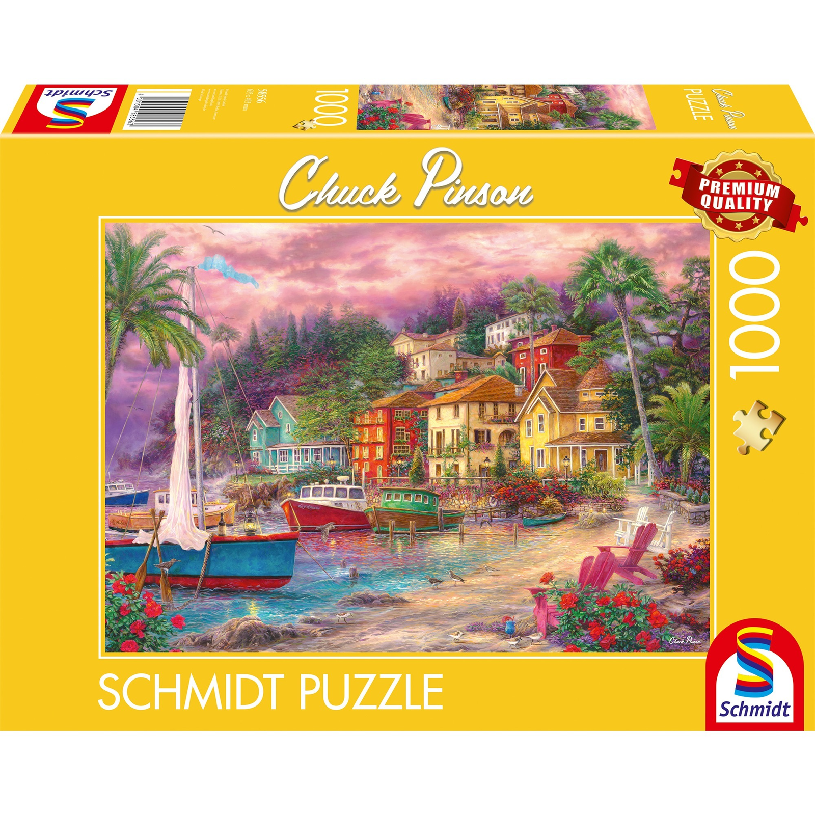 Schmidt Spiele Chuck Pinson: Tengerparti varázslat 1000 darabos puzzle