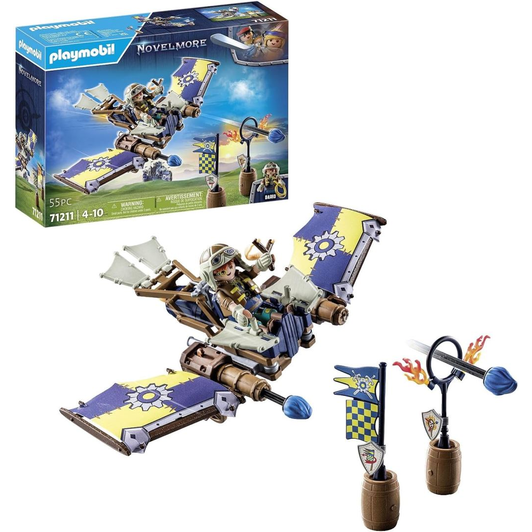 Playmobil Novelmore - Dario vitorlásrepülője (71211) (Playmobil71211)
