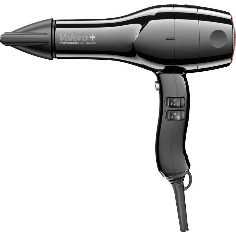 Valera Swiss Silent Jet 7700 Light ION technológiás Hajszárító 2000 Watt - Fekete (SXJ 7700 RC)