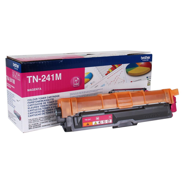 Brother TN-241M tonerpatron 1 stk Original Magenta