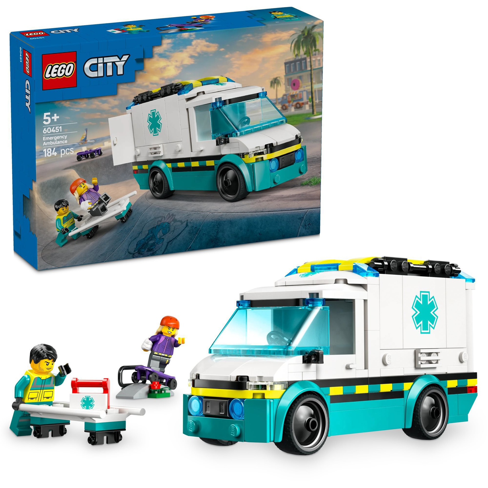 LEGO® City Sürgősségi mentőautó 60451 (5702017812410)