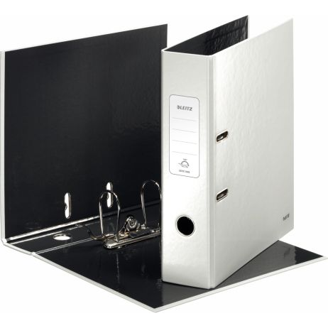 Leitz 180° WOW Lever Arch File - pearl white класьор с рингове A4 Бяла