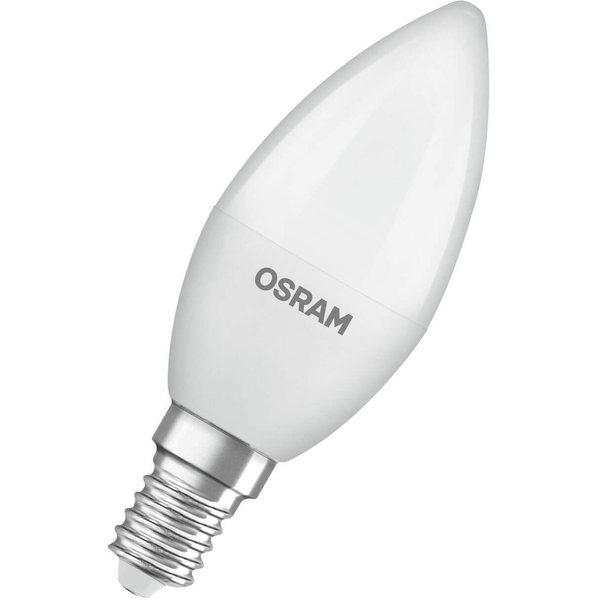 LED žárovka B37 Svíčka E14 4,9W = 40W 470lm 2700K Teplá bílá 180° VALUE