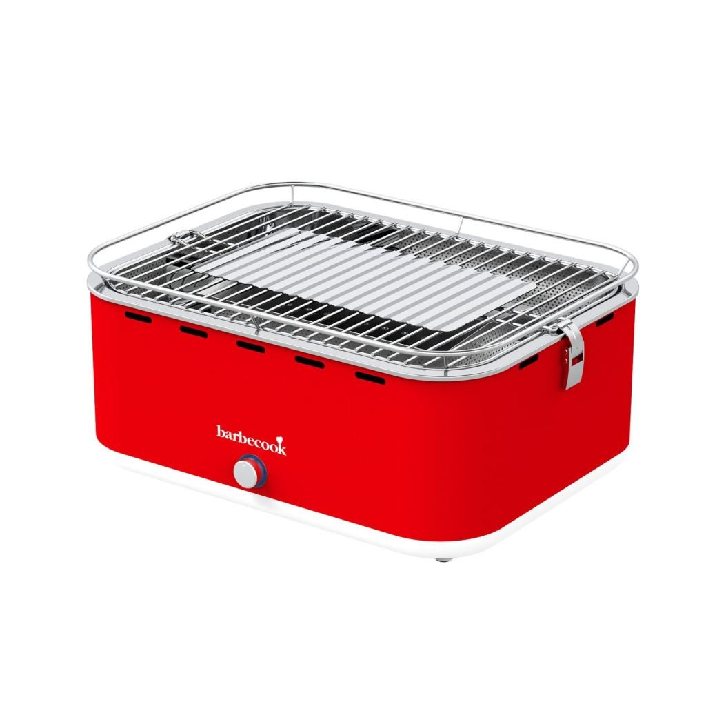 Barbecook Carlo asztali faszenes grill 44x33x21cm piros (BC-CHA-1019) (BC-CHA-1019)
