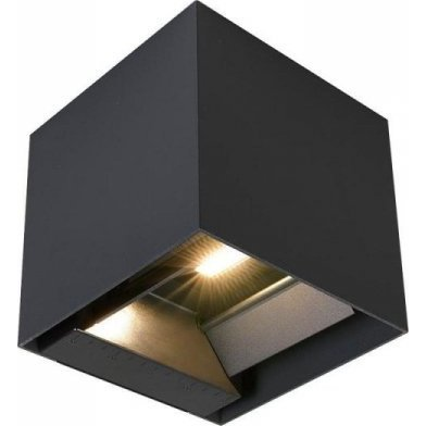 V-TAC VT-11109-B 11885 Napelemes kültéri fali lámpa mozgásjelzővel LED 9 W Fekete (11885)