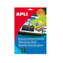 Етикет, за мастиленоструен принтер, 199.6 x 289.1 mm, гланц, фото качество, APLI, 10 етикета/опаковка
