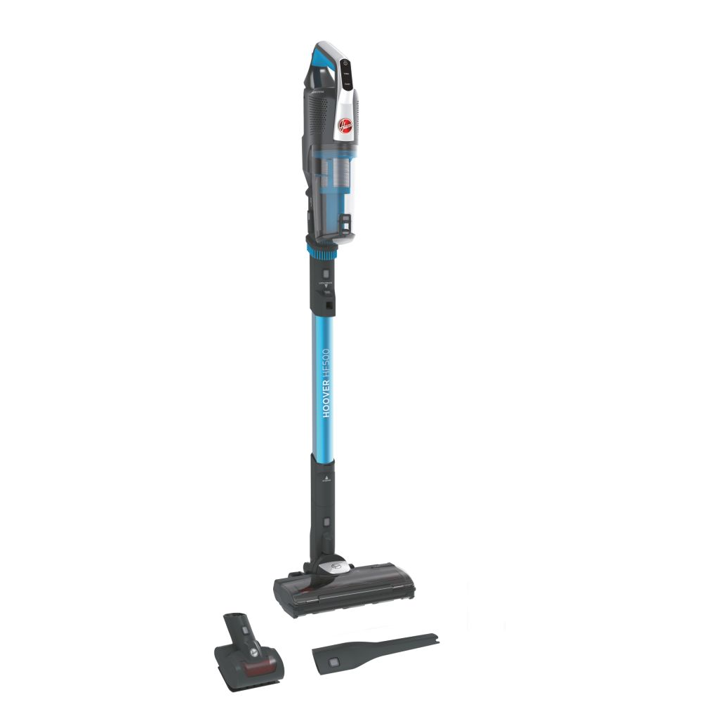 Hoover HF522STP 011 Tyčový vysávač Batérie Suchý Mikro Bezvreckové 0,45 L 290 W Modrá, Šedá (39400988)
