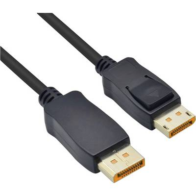 ROLINE DisplayPort Kabel, v2.1, 10K, DP ST - ST, schwarz, 1,5 m