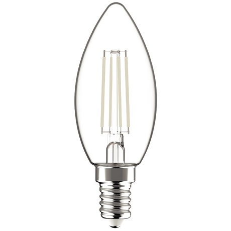 Avide LED Birne White Filament Candle 6.5W E14 WW 2700K