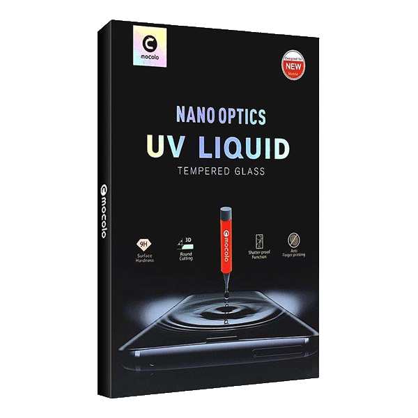 MOCOLO UV LIQUID протекторно стъклено фолио за екран (3D пълно покритие, извито, устойчиво на надраскване, 0,3 mm, 9H + UV лампа), прозрачно [Samsung Galaxy S10+ Plus (SM-G975)]
