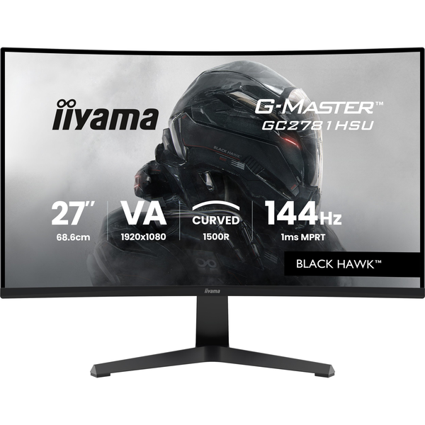 iiyama G-MASTER GC2781HSU-B1 27" 144H computerskærm 68,6 cm (27") 1920 x 1080 pixel Sort