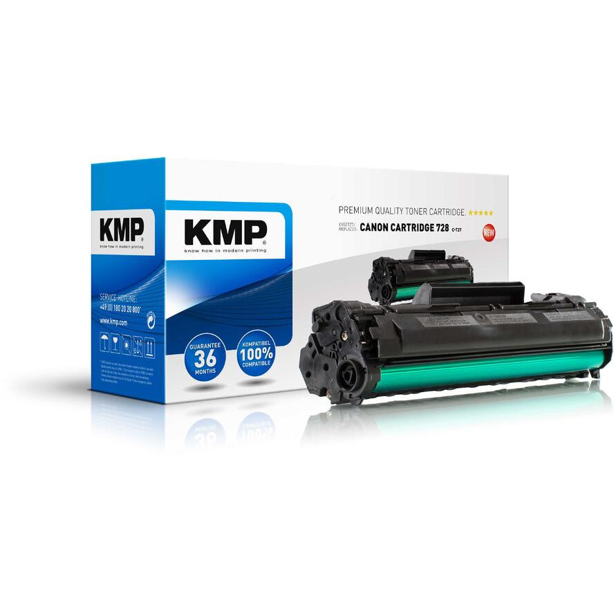 KMP (Canon 728) Toner Fekete (1230,1000)
