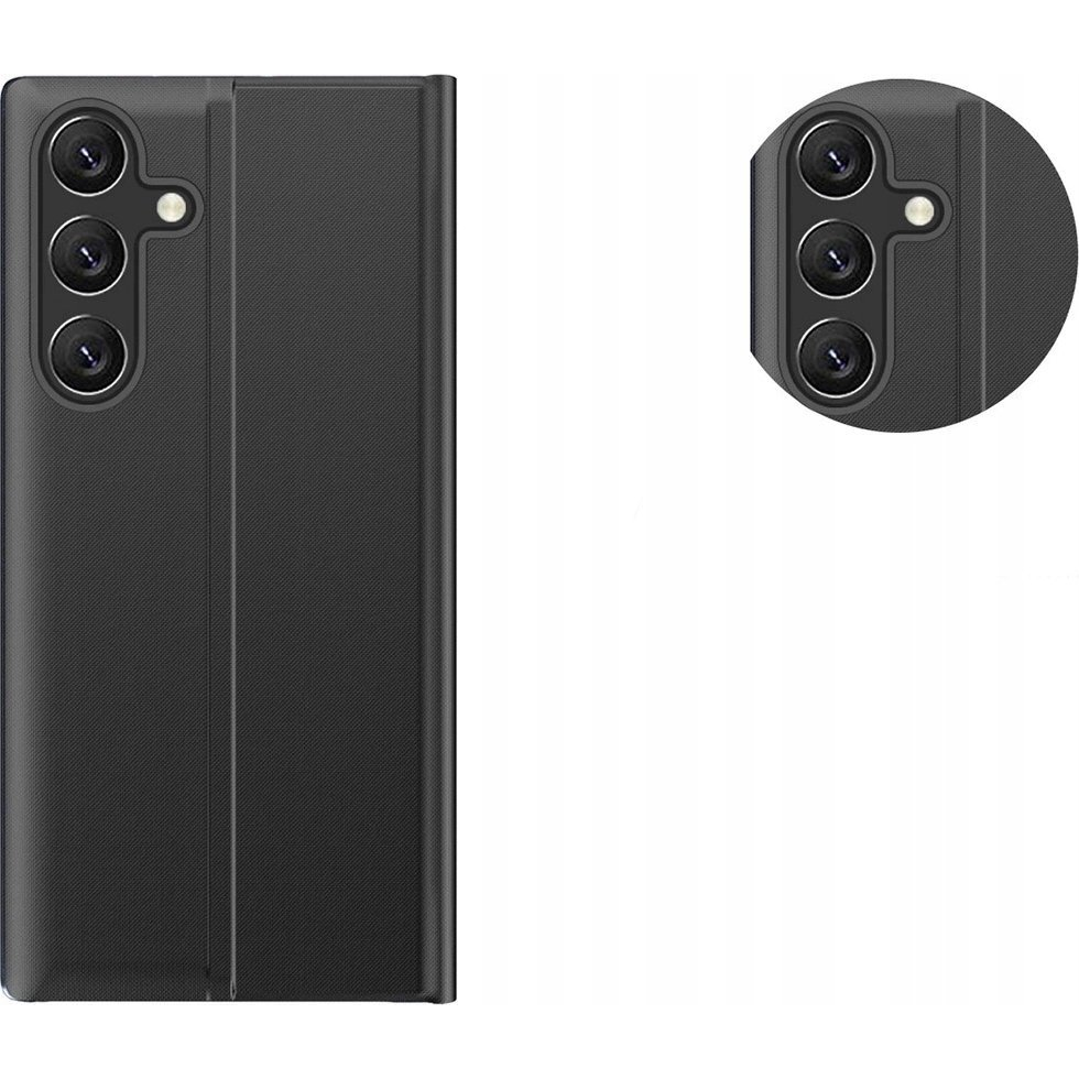 Gigapack GP 157965 Samsung Galaxy A35 5G A356 Asztali tartós, Oldalra Nyíló Tok - Aktív Flip, Fekete (5907769360749)