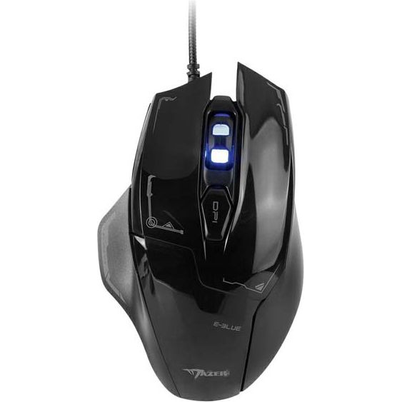 E-Blue Mazer Gaming Egér EMS642BKAA-IU 2500 DPI USB Fekete (EMS642BKAA-IU)