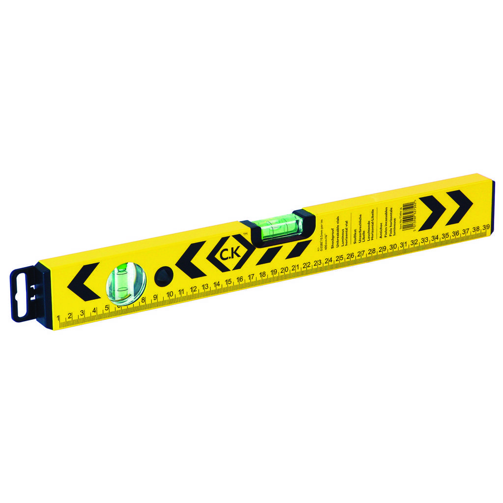 C.K. Könnyűfém vízmérték 40 cm 0.5 mm/m (T3494 16) (T3494 16)
