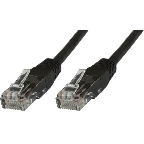  MicroConnect Patchcord U/UTP CAT6 0.25m Czarne PCV (B-UTP60025S)