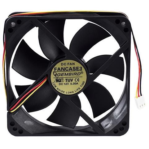 Ventilátor Gembird 120 x 120 mm FANCASE3/BALL