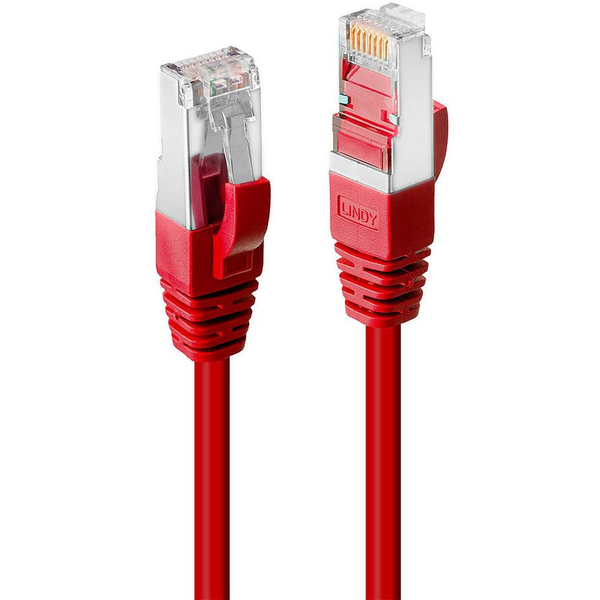Lindy 45624 netværkskabel Rød 3 m Cat6 SF/UTP (S-FTP)
