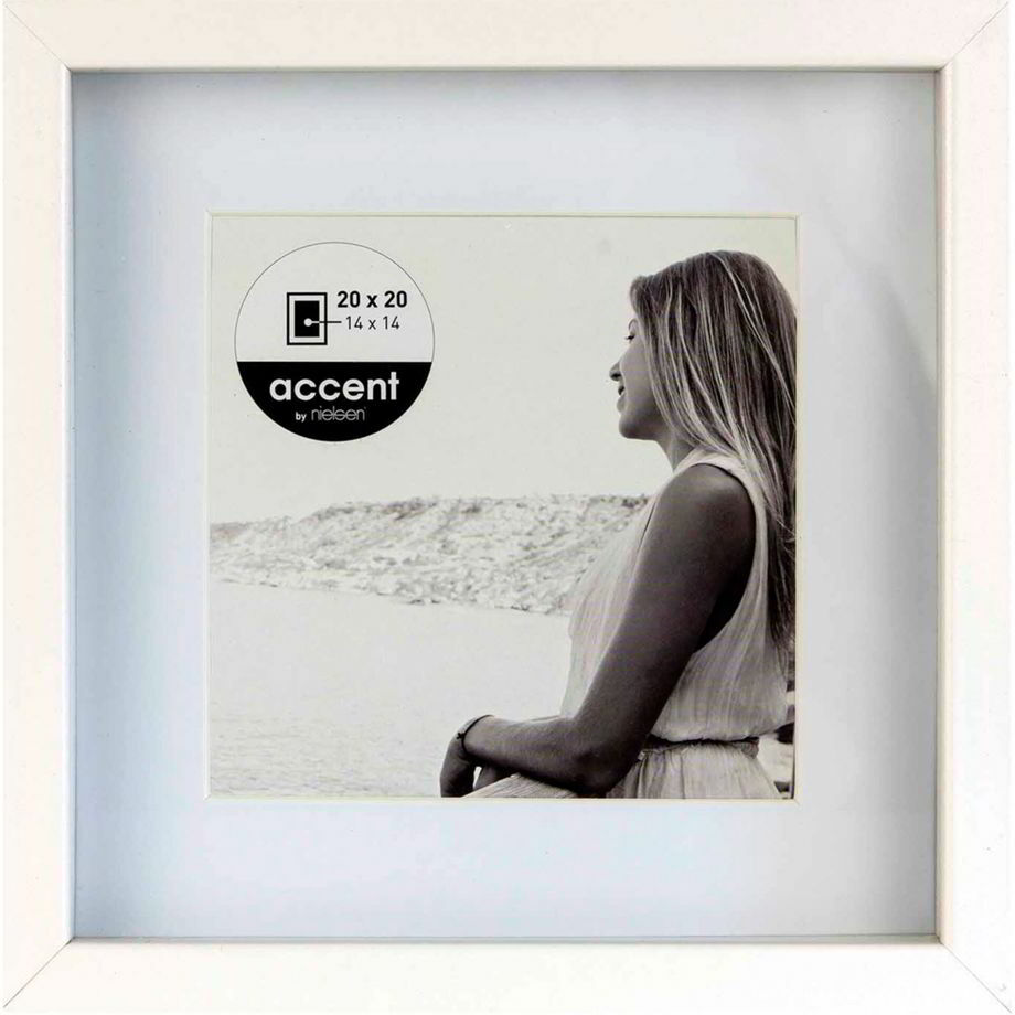 Nielsen 1115001 Aura 23x23 Képkeret - Fehér (1115001)