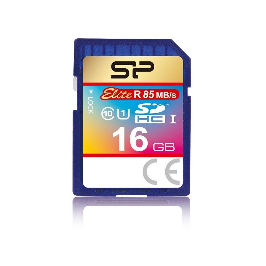 Card SDHC Silicon Power 16GB UHS-I Elite (40MB/s | 15MB/s) CL10 (SP016GBSDHAU1V10)