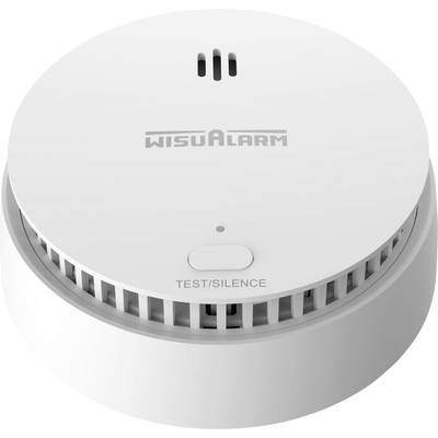 Wisualarm DHI-HY-SA30A-R8 Vezeték nélkül füstjelző Hálózatba köthető, 10 éves elemélettartammal Elemekről üzemeltetett (Ø x Ma) 98 mm x 41 mm