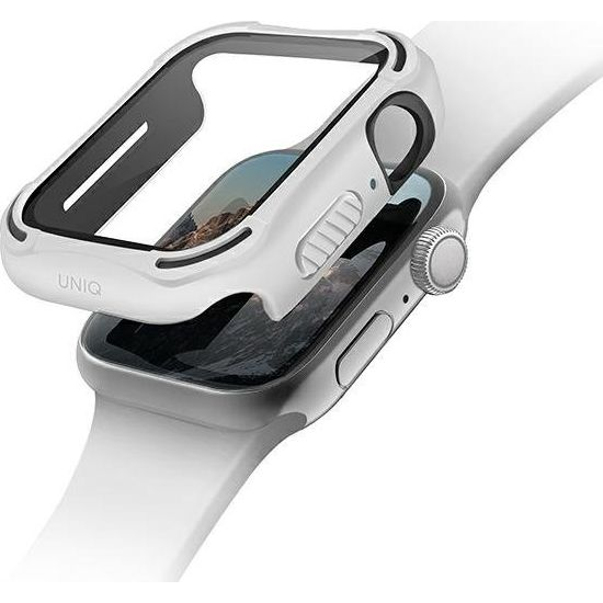 Apple Watch S4/5/6/SE Tok + kijelzővédő 40mm - Fehér