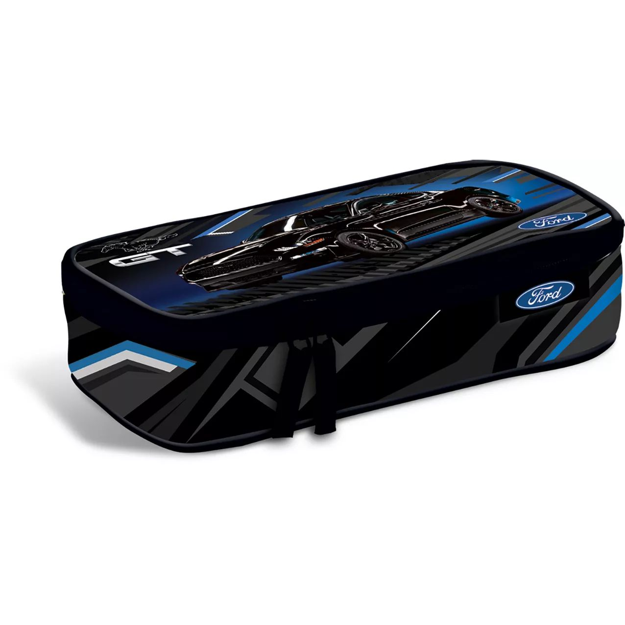 Ford Black Töltetlen Bedobós komfort tolltartó autó mintával - Fekete (21043)