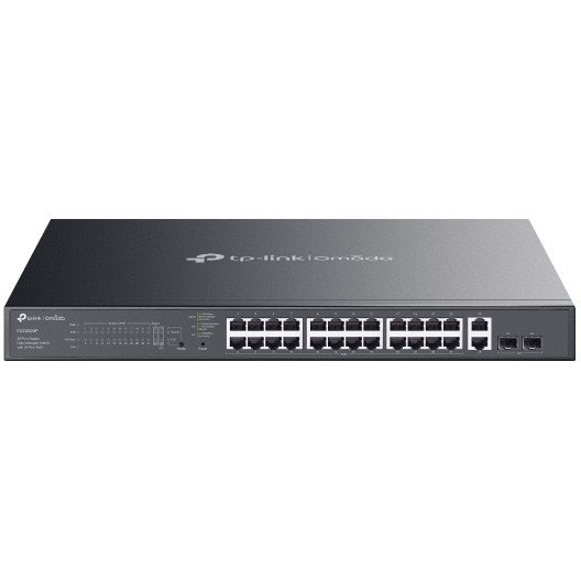 TP-Link Omada ES228GMP netværksswitch Administreret L2 Gigabit Ethernet (10/100/1000) Strøm over Ethernet (PoE) Sort