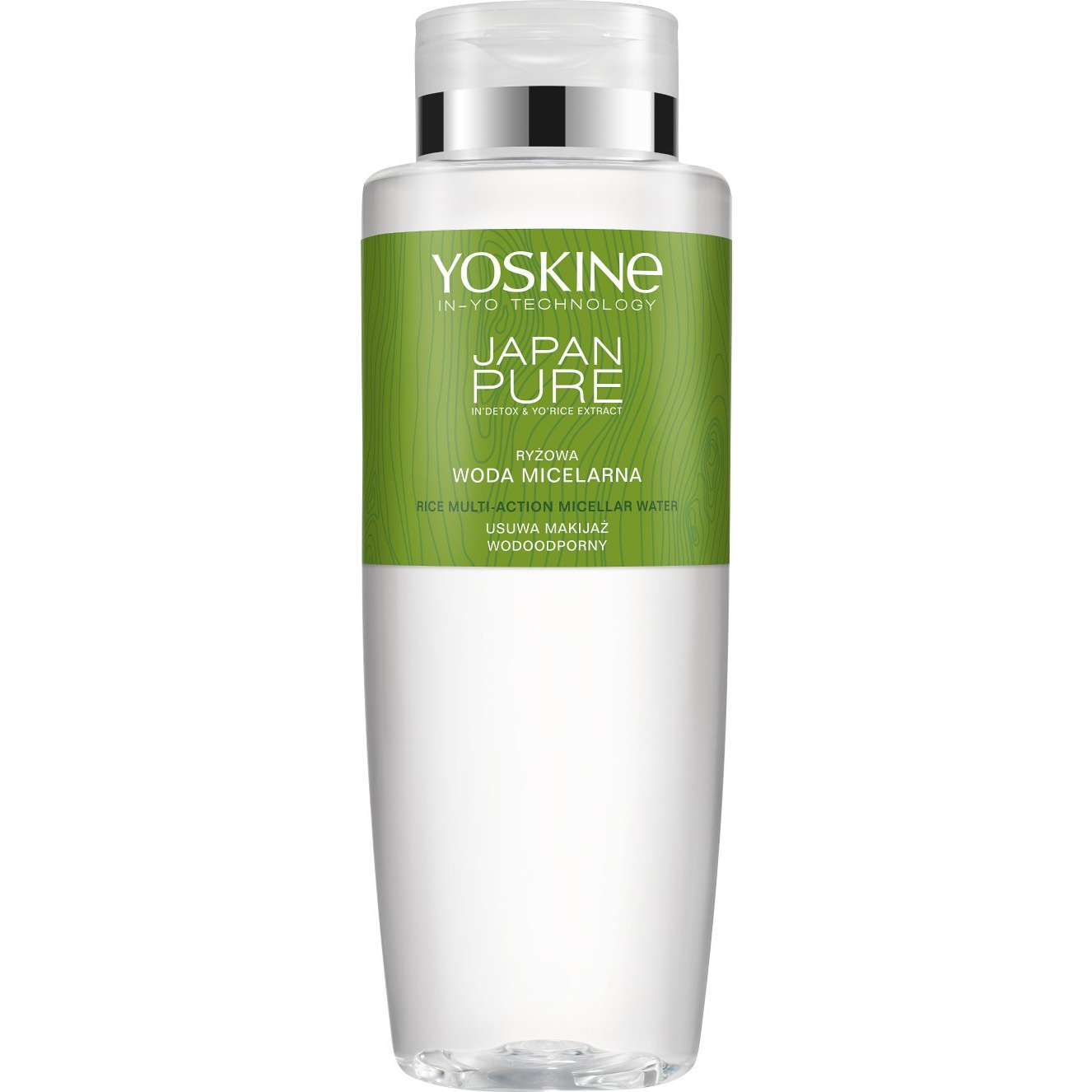 Yoskine Japan Pure Ryżowa Woda micelarna do demakijażu twarzy i oczu 400 ml
