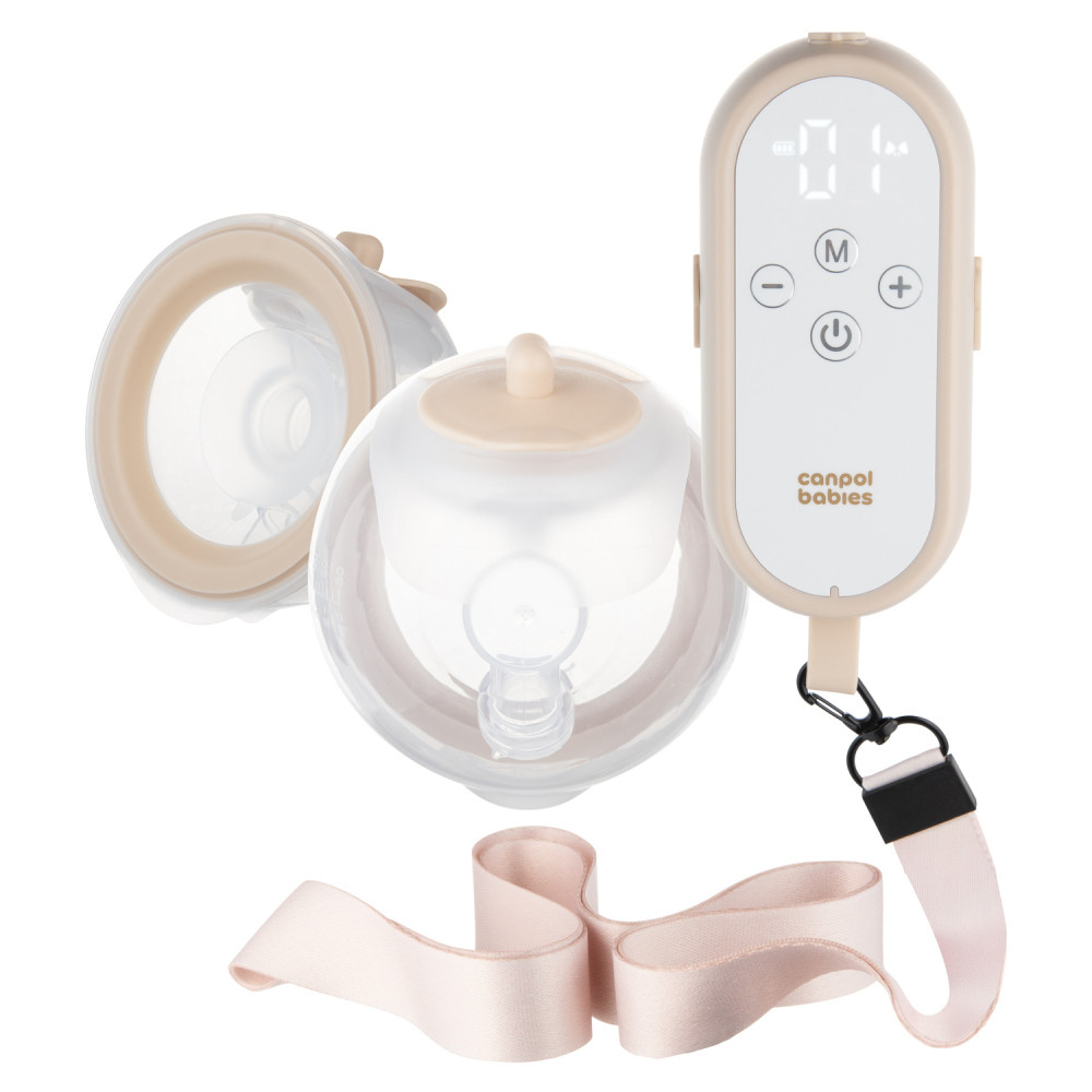Двойна електрическа помпа за кърма Canpol babies MilkShell — 20/106C