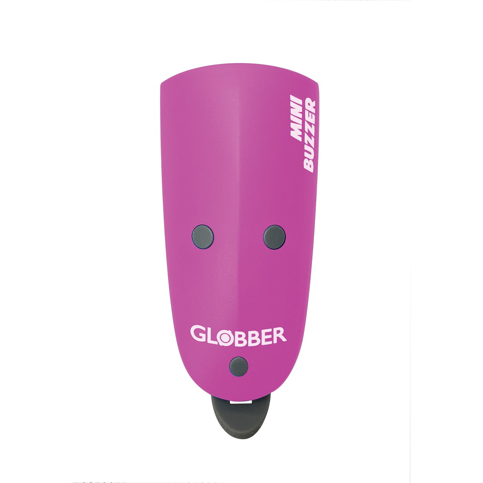 Globber Mini Buzzer 2 az 1-ben LED Kerékpár első lámpa és csengő - Rózsaszín (530-110)